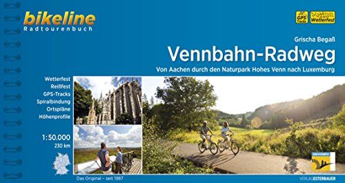 Esterbauer Verlag - Vennbahn-Radweg: Von Aachen durch den Naturpark Hohes Venn nach Luxemburg, 240 km, wetterfest/reißfest, GPS-Tracks-Download (Bikeline Radtourenbücher) - Preis vom 09.10.2026 07:28:09 h