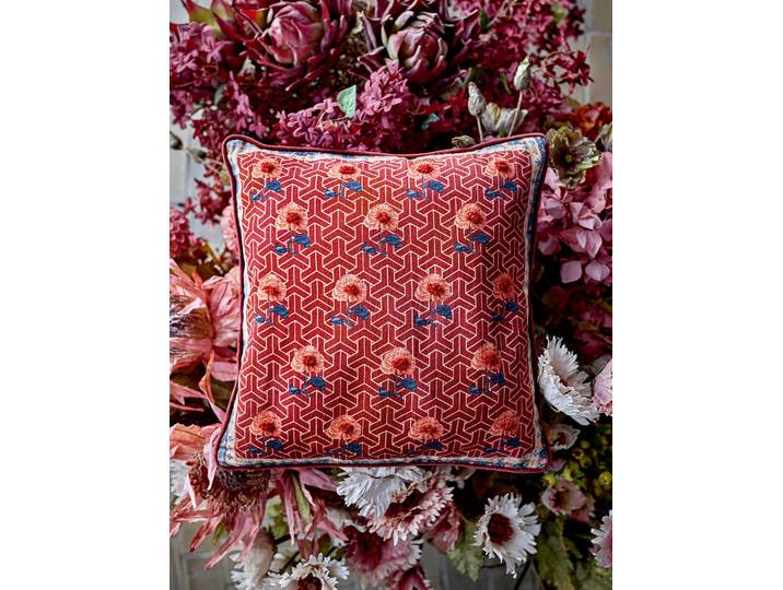 Coussin décoratif Zharai Rouge 50 x 50cm Tissu mélangé