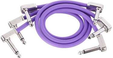 Ernie Ball "Flex Patch Cable 12" prpl set" Lila