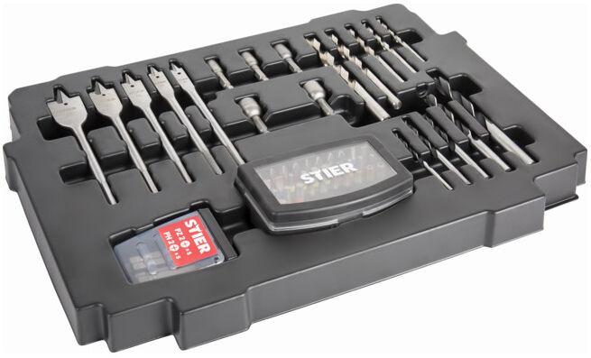 Insert d'accessoires STIER pour Systainer Classic, garni, 62 pièces (902988)