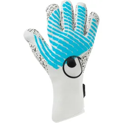 Uhlsport FM Cybertec Supergrip+ Finger Surround | Torwarthandschuhe weiß/cyberblau/schwarz 7