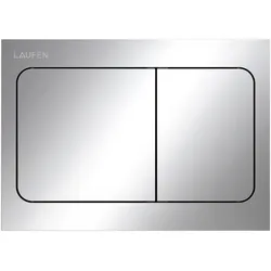 LAUFEN INEO Betätigungsplatte Air, für WC-Element, Zweimengenbetätigung, H9001130040001, Farbe: Chrom