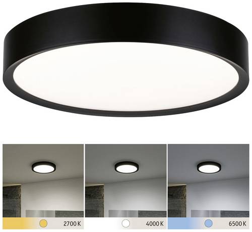 Paulmann 71086 Tega LED-Deckenleuchte LED 22.5 W Schwarz (matt)