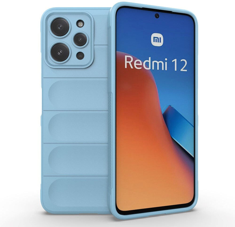 INCOVER Xiaomi Redmi 12 (4G) Fleksibelt Plastik Bagside Cover - Turkis