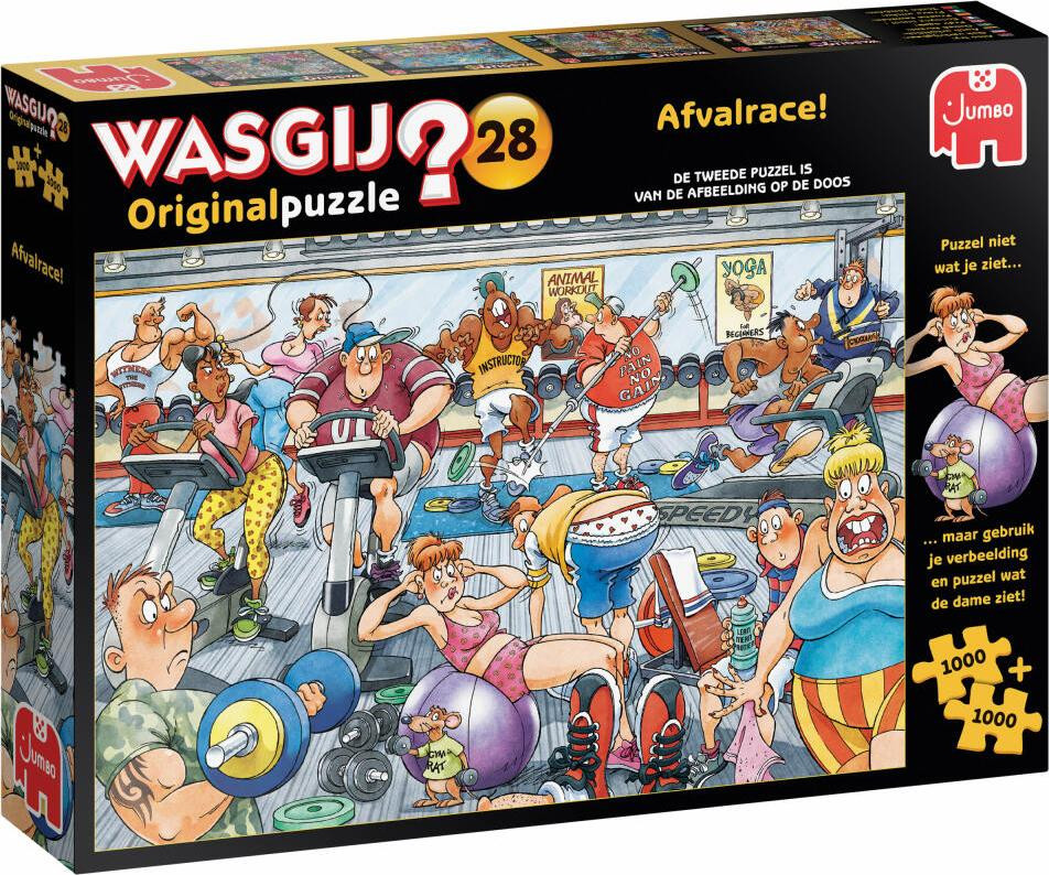 Jumbo Wasgij Original 28 - Help, het gewicht daalt! - Puzzel voor volwassenen - 2 x 1000 stukjes