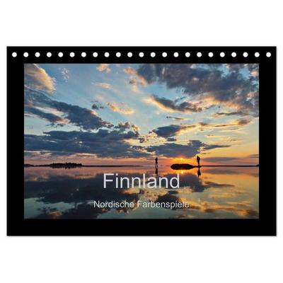 Finnland - Nordische Farbenspiele (Tischkalender 2027 DIN A5 quer), CALVENDO Monatskalender