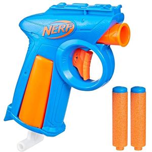 Nerf F8623EU4 N Series Flex, Einzelschuss, mit Spannhebel und 2 Darts