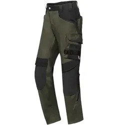Bundhose "1825-032" Bplus Modern Stretch - 64 - oliv/schwarz