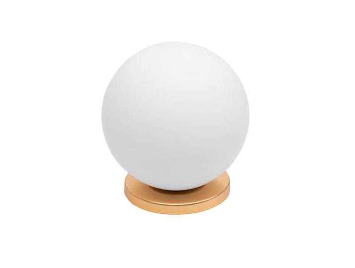 FONTANA ARTE lampe de table PALLINA (Laiton - Verre soufflé satiné et métal galvanisé)