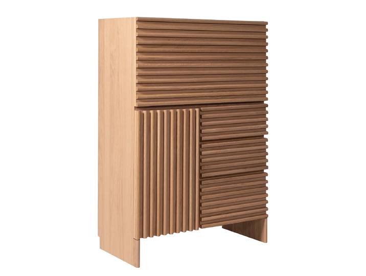 Sekretär 118 x 87 x 40cm Holz/Eiche