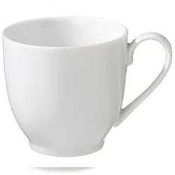 METRO Professional Kaffeetasse Fine Dining, Porzellan, 200 ml, weiß, 6 Stück