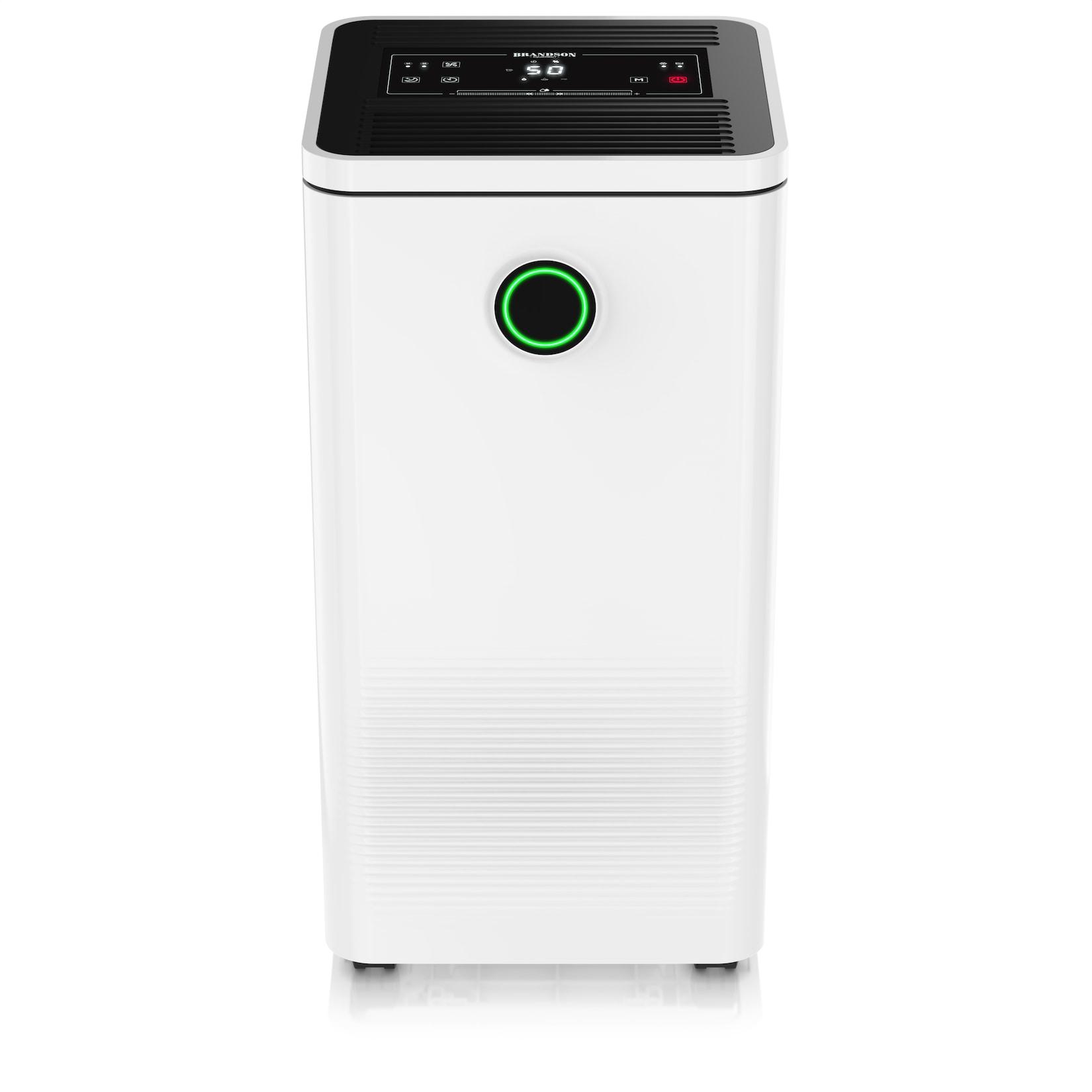 Brandson Kompressor-Luftentfeuchter, bis 10 l pro Tag, 2,5-l-Wassertank, Timer, Schlafmodus und Wäschetrocknungsfunktion