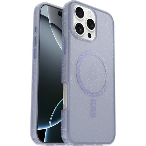 OtterBox Symmetry Series Clear MagSafe hoesje voor iPhone 16 Pro Max, Purper en Power Daze