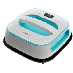 LOKLiK Easy Heat Transferpresse 25,5 x 25,5 cm, blau