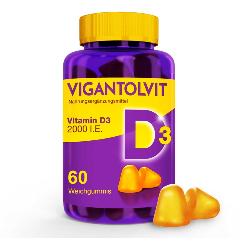 WICK Pharma - Zweigniederlassung der Procter & Gam Vigantolvit 2000 i.E. Vitamin D3 Weichgummis 18199060
