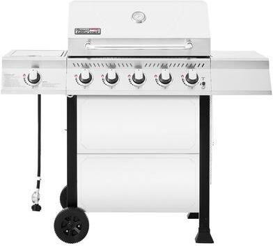 Royal Gourmet 5-Burner Stainless Steel Gas Grill with Side Burner, 60,000 BTU, 632 Sq. In., Outdoor Backyard BBQ