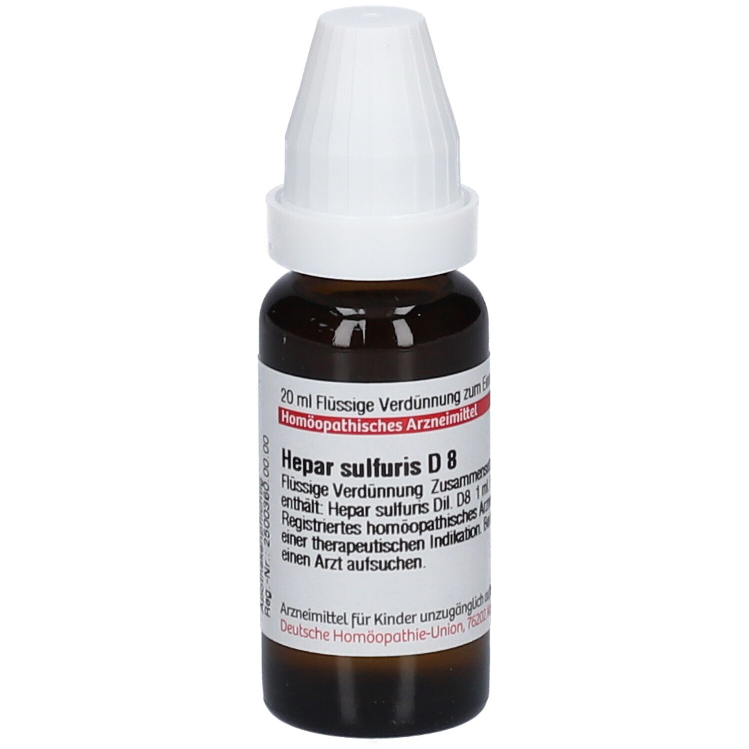 Hepar Sulfuris D 8 Dilution 20 ml