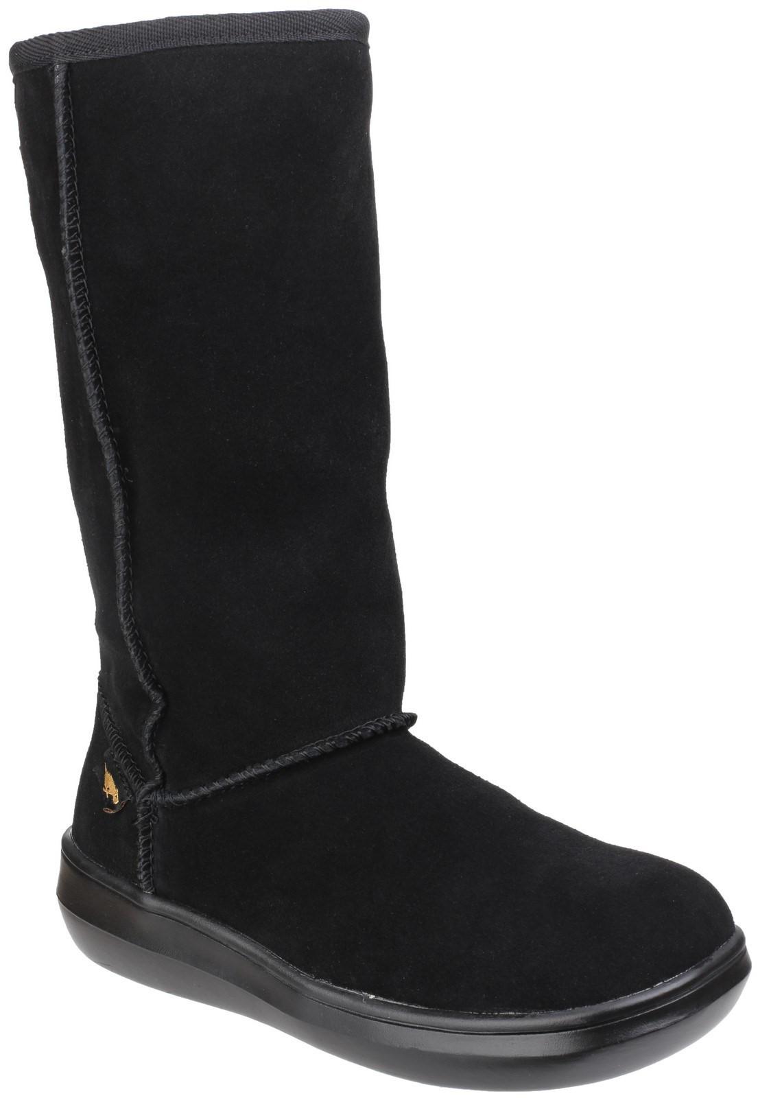 Women's Rocket Dog Sugar Daddy Suede Winter Boots in Black