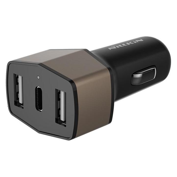 Nillkin Įkroviklis Celerity 2x USB-A 1x USB-C 6,4 A (25335-uniw) (25335-uniw)
