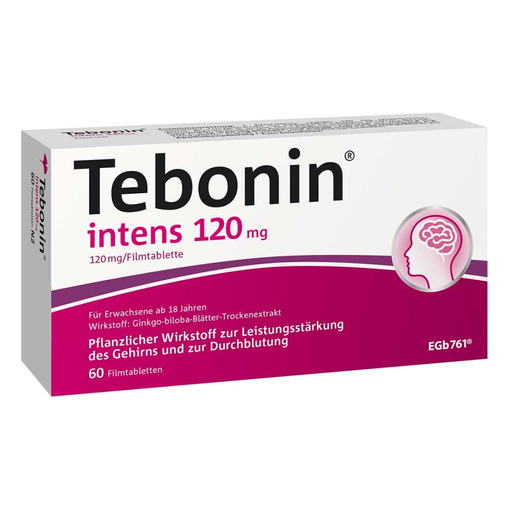 Dr.Willmar Schwabe GmbH & Co.KG Tebonin intens 120mg 07682356