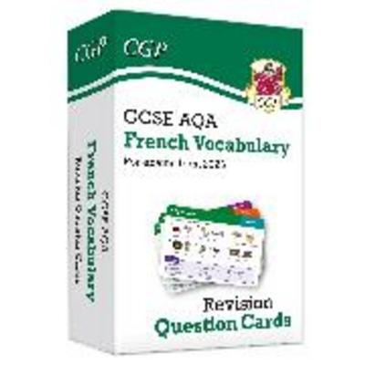 GCSE AQA French: Vocabulary Revision Question Cards, Gebundene Ausgabe von Cgp Books, CGP Books, 978-1-83774-224-0