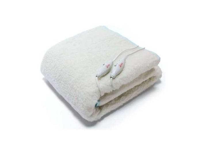 Couverture Chauffante Double Ardes Ar423 En Laine Mélangée 150 X 160 Cm Beige