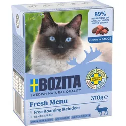 Bozita Feline Häppchen in Soße, Rentier 370g