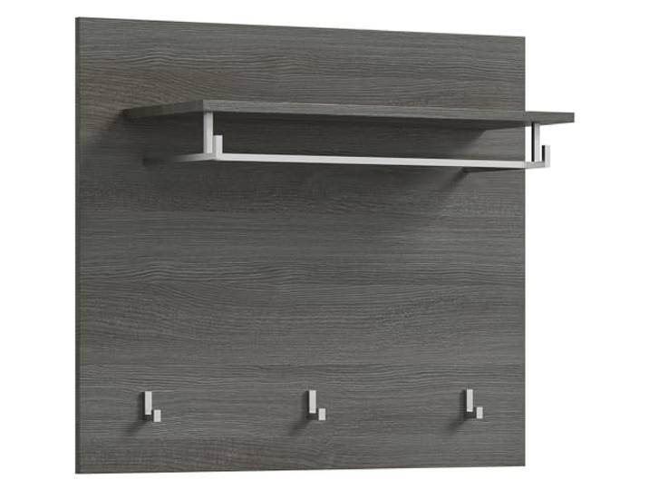 xonox.home Garderobe Salsa Paneel Wandgarderobe in rauchsilber Nb.,ca.80x70x27 cm