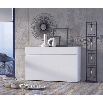Sideboard HOME AFFAIRE "Rimini", weiß (weiß, weiß), B:135cm H:86cm T:40cm, Sideboards, Sideboard, Breite 135 cm
