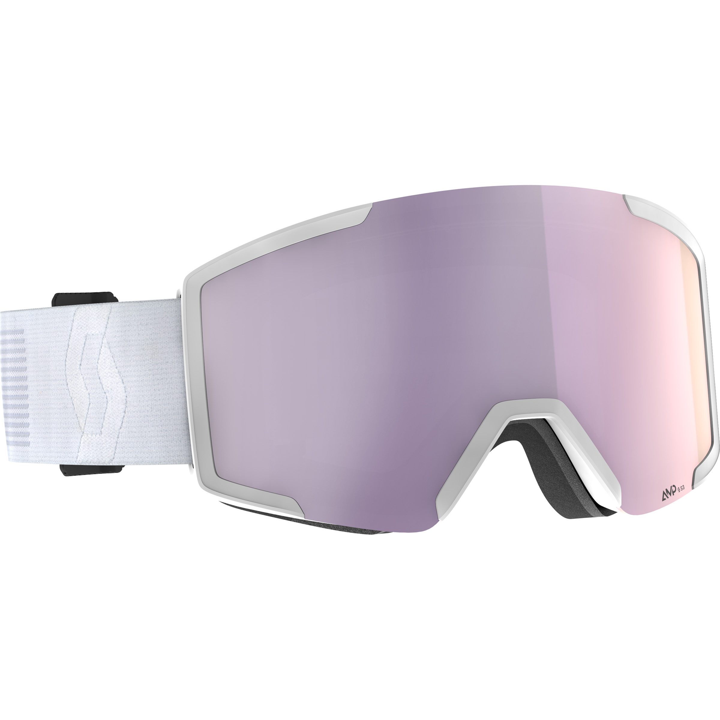 Scott Shield + Extra Lens Skibrille Skibrillen weiss Freeride | Splitboard | Skifahren