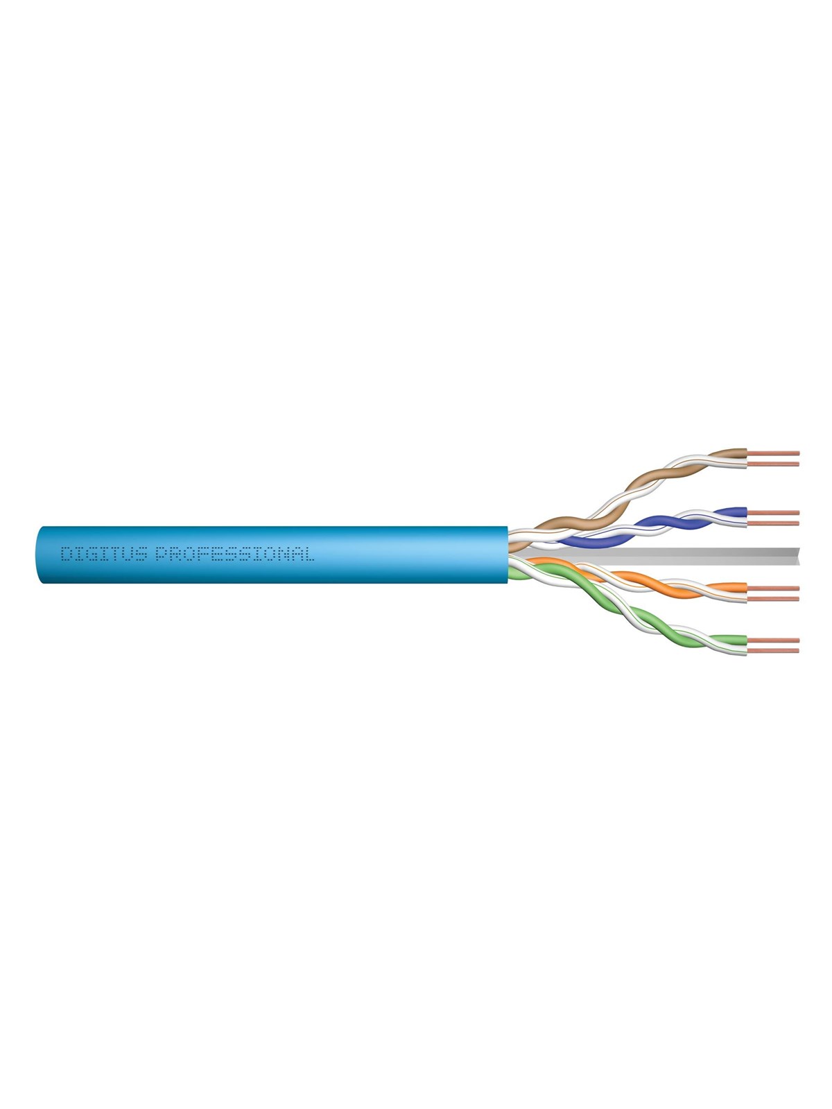 DIGITUS CAT 6A U-UTP Installation Cable - 305m - Blau - 305m