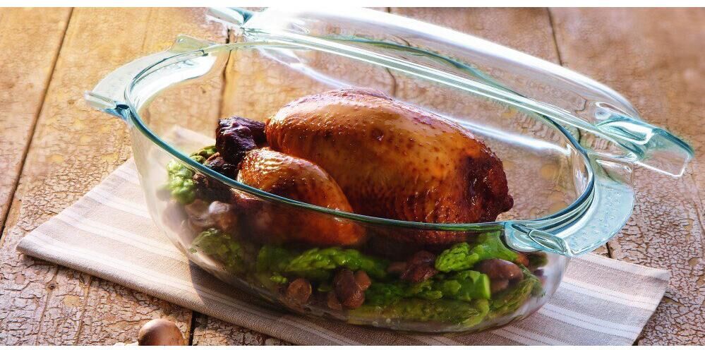 Kochtopf PYREX "4,5 L, 38 x 23 x 15 cm", transparent, Ø:38cm, Töpfe, Kochtopf transparent 5 l + Ø 38cm