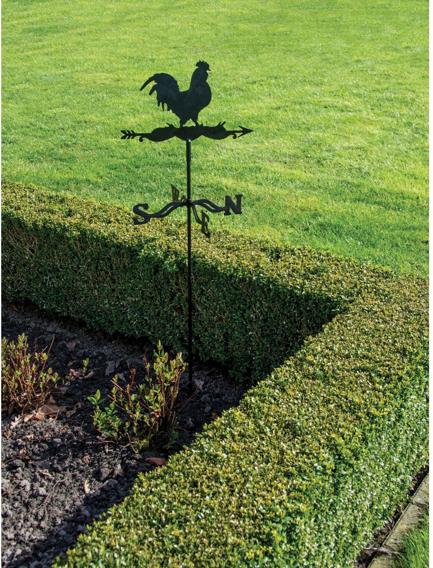 Gartenstecker ESSCHERT DESIGN "Wetterhahn", schwarz, Gartenstecker, Gartenstecker schwarz Einheitsgröße