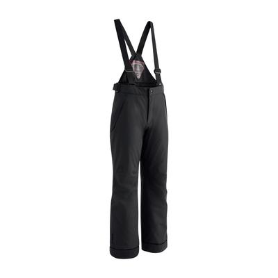 Skihose MAIER SPORTS "Maxi reg", Kinder, Gr. 140, Normalgrößen, schwarz, 100% Polyester, Hosen Skihose, Kinder Schneehose, wasserdicht atmungsaktiv, mitwachsend, Regular Fit