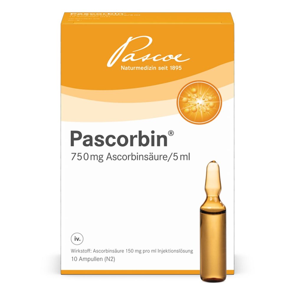 Pascoe pharmazeutische Präparate GmbH Pascorbin Injektionslösung 00150343