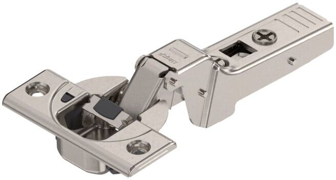 Blum CLIP top BLUMOTION Charnière de porte profilée 95°, charnière centrale, tasseau : vis, nickelé (09349923)