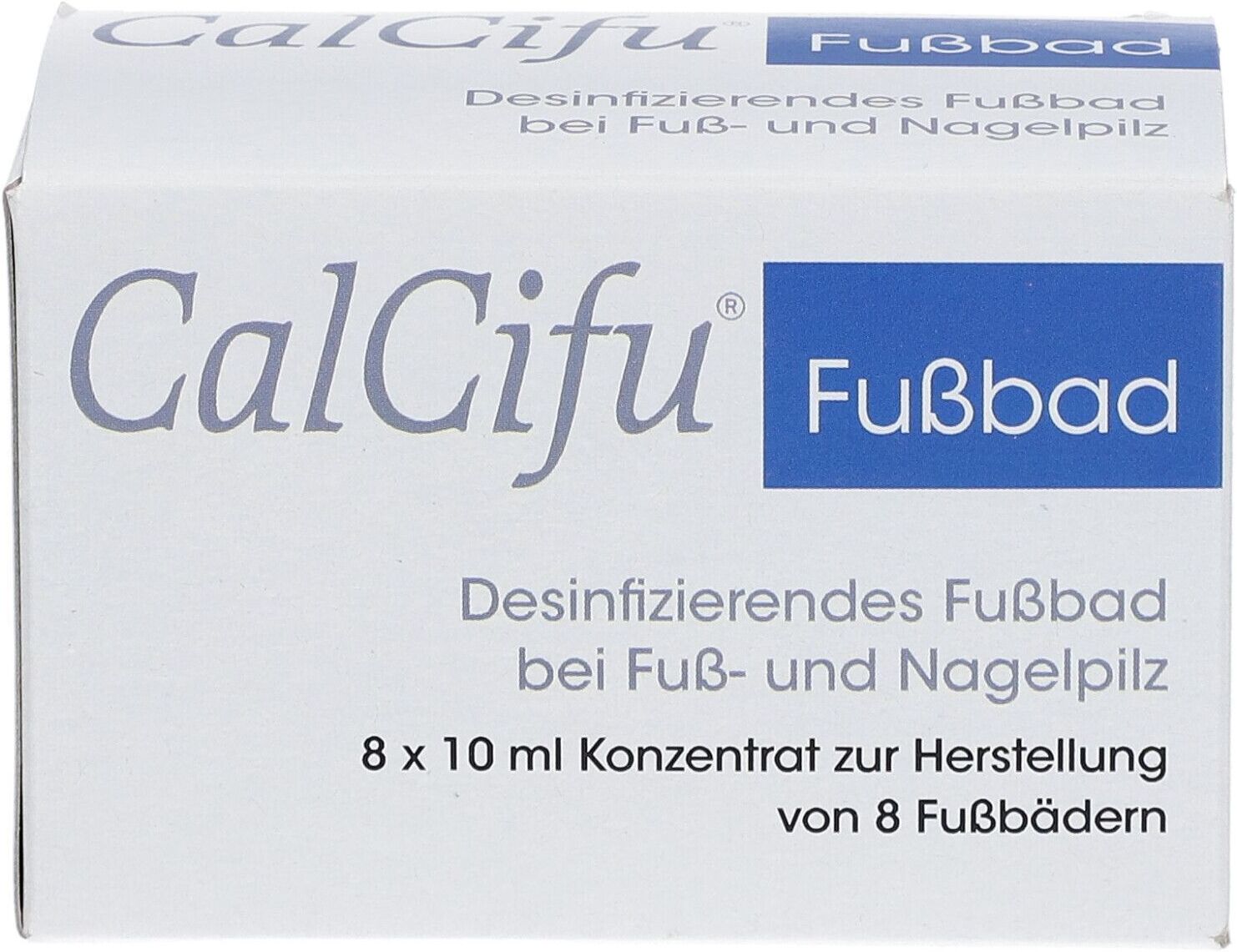 CalCifu® desinfizierendes Fussbad Flaschen 8x10 ml Unisex 8x10 ml Flaschen