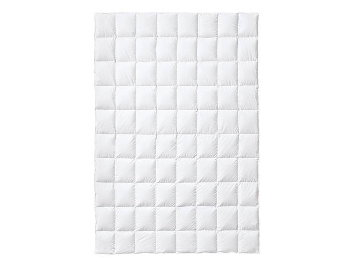 Daunenbettdecke Comfort 8x10 140 x 200cm Weiß Baumwollstoff