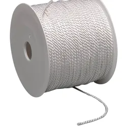 SPRINTIS Kordel 2 mm aus Viskose, weiß, Kordelband mit 100 m Rolle, 2-fach gedreht – Ideal als Geschenkband, Dekokordel oder Zierkordel