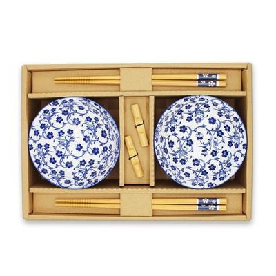 'Blaue Blume' Chinesisches Geschenkset