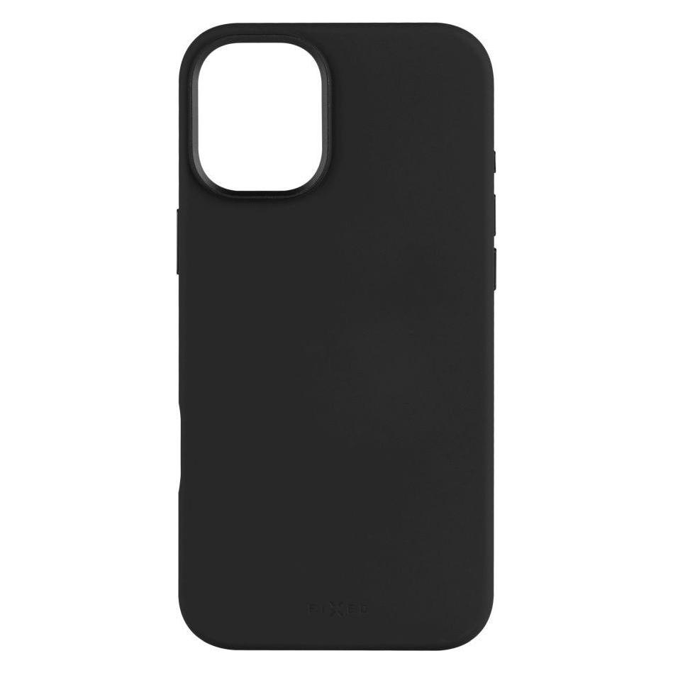 Fixed Behoben | MagFlow | Rückseite | Apfel | iPhone 16 Plus | Silikon | Schwarz (Apple iPhone 16 Plus) (FIXFLM2-1401-BK)