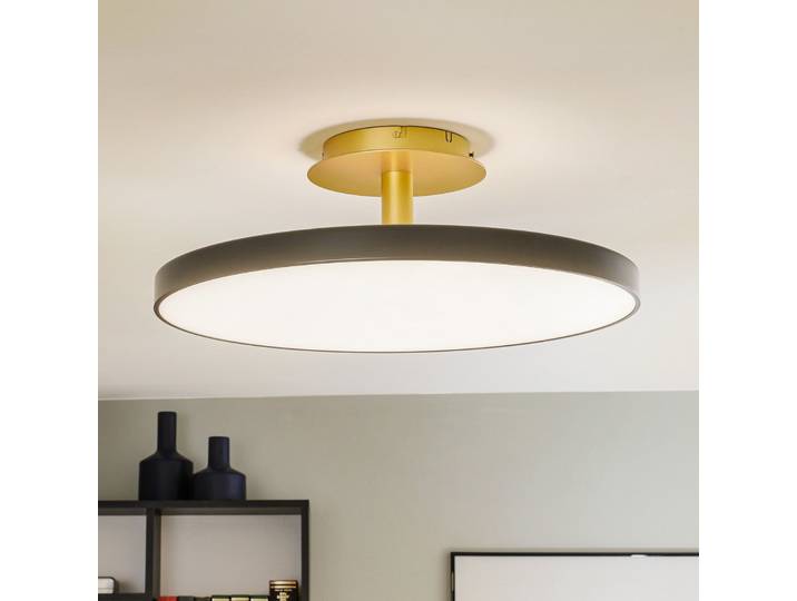 Plafonnier Asteria Up Anthracite - UMAGE Asteria Up Large - Salon / séjour - Design - Métal - Semi-encastré