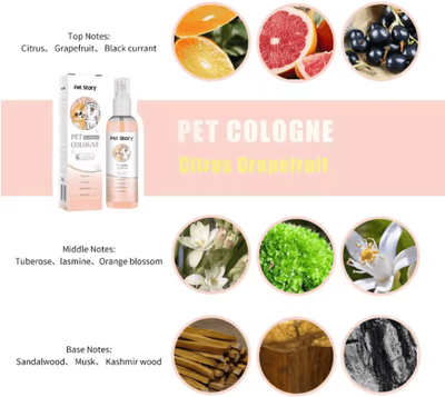 Inspire Picks Long Lasting Dog Cologne Spray And Grooming Deodorizer petstory Citrusxiang