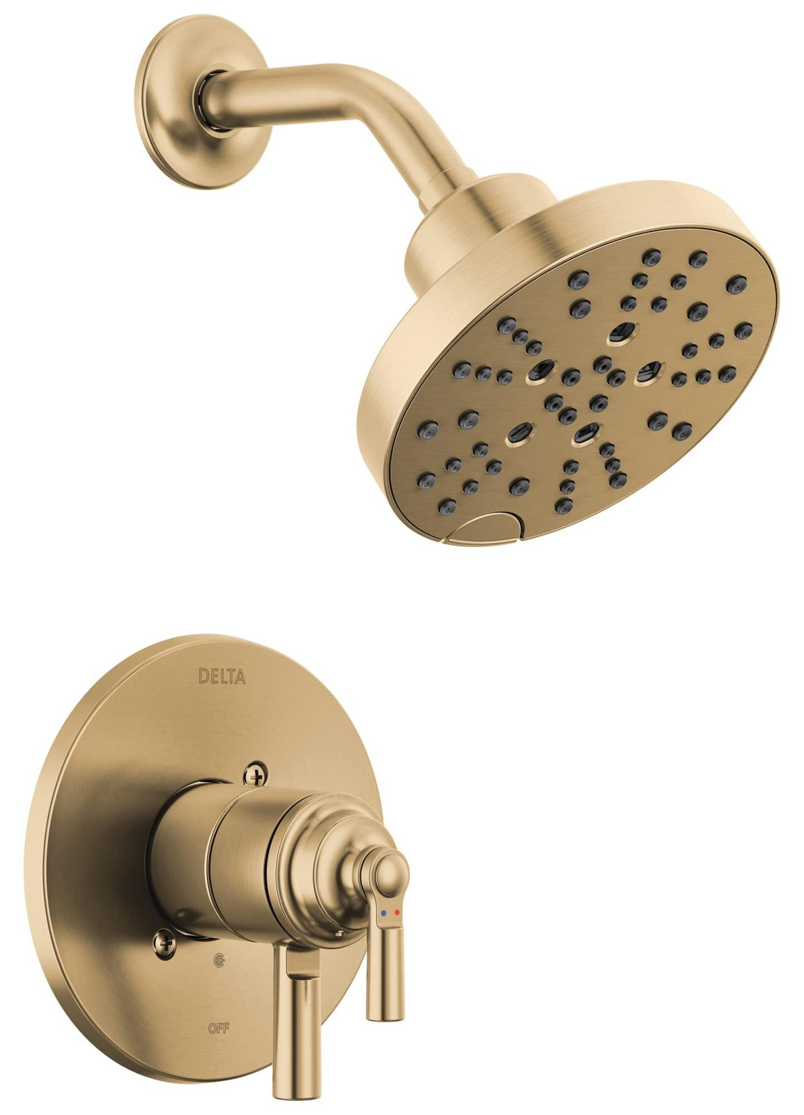 Dripio Douchekop-trimset Saylor 17-serie, champagnebrons, modelnummer T17235-CZ