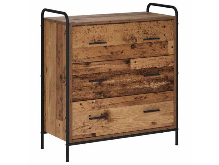 vidaXL Sideboard Altholz 97 x 33 x 81 cm Holzwerkstoff Klare Linien und wenig Schnickschnack, Robustes und vielseitiges Material, Bietet stabile Unterstützung
