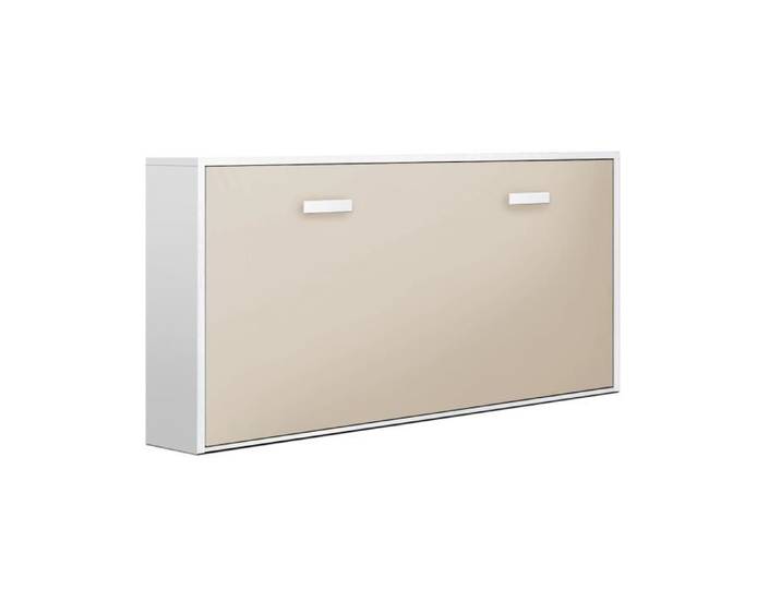 Venprodin Lit Pliant 90X190Cm - Blanc-Cappuccino