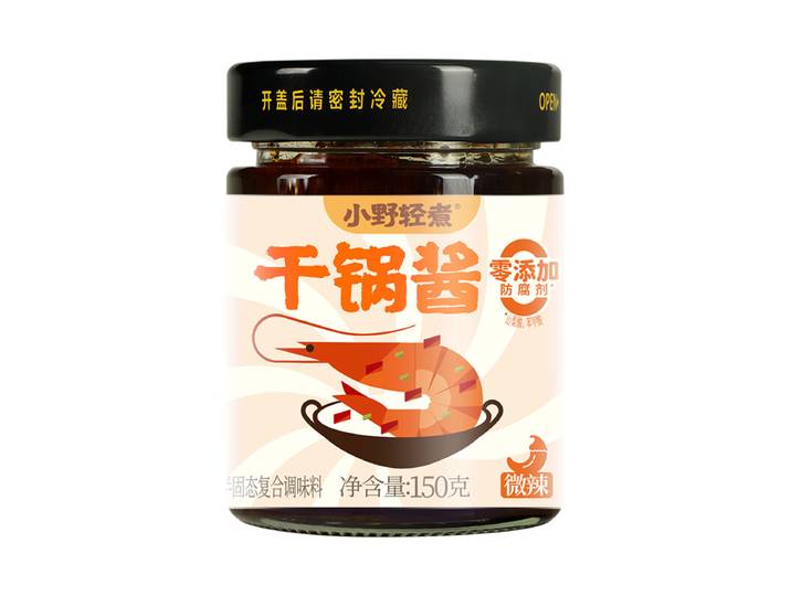 Xiaoyeqingzhu Sauce pour wok (légèrement épicée) - Boîte de 150 g