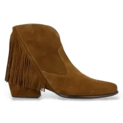 Wonders für Damen. D-2005 Braune Minimal Leder-Stiefeletten (36), Wohnung, Wildleder, Keine, Lässig