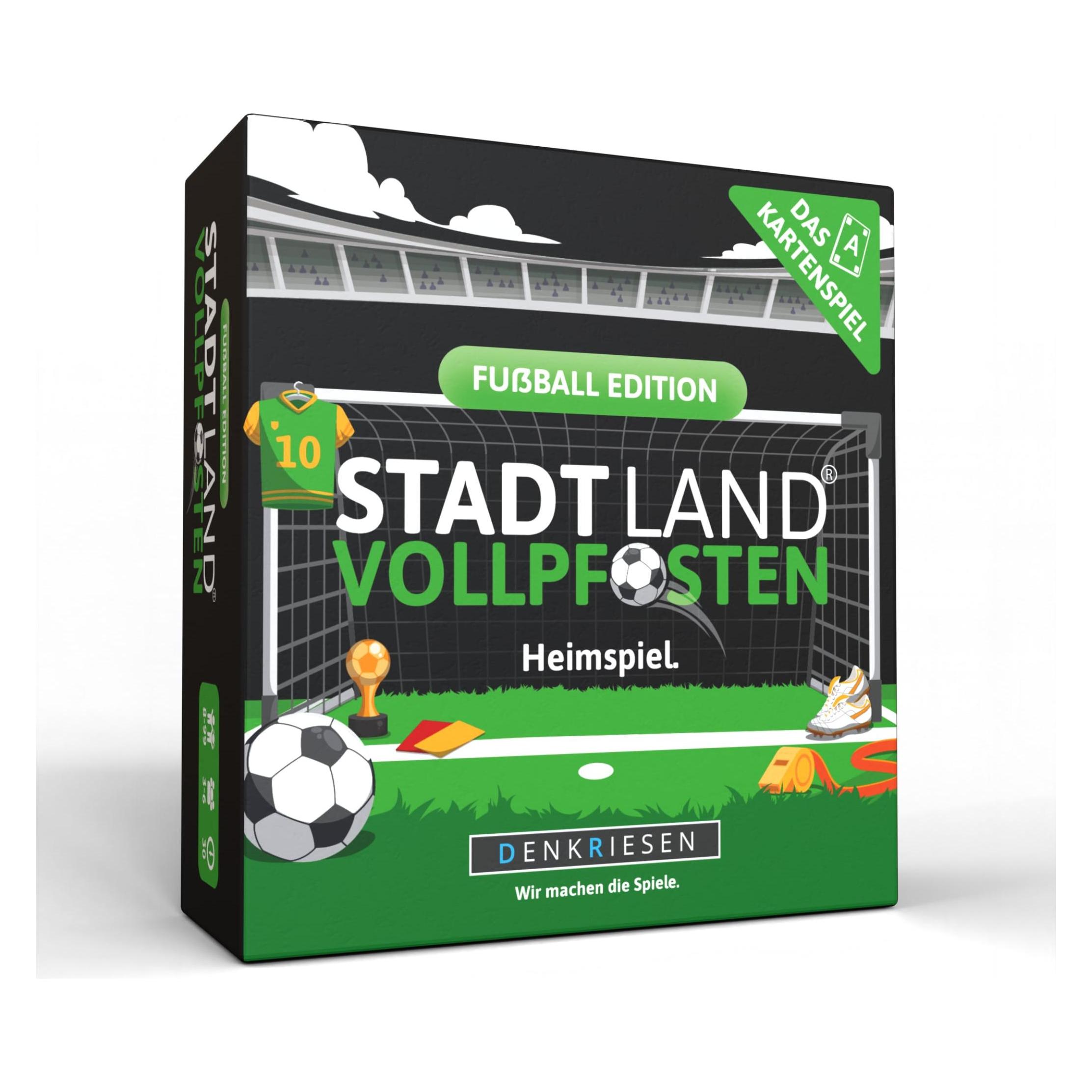 Denkriesen Stad Land Vollpfosten - Kartenspiel Fussball Edition (d) (Deutsch, 3 - 6 Spieler) (102208)