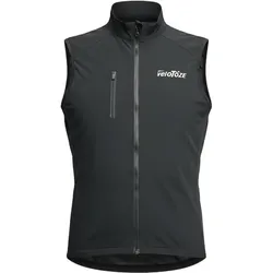 Velotoze, Unisex, Velojacke, Weste Core Shield M Schwarz - winddichter Kälteschutz für Ganzjahres... (M), Schwarz, M